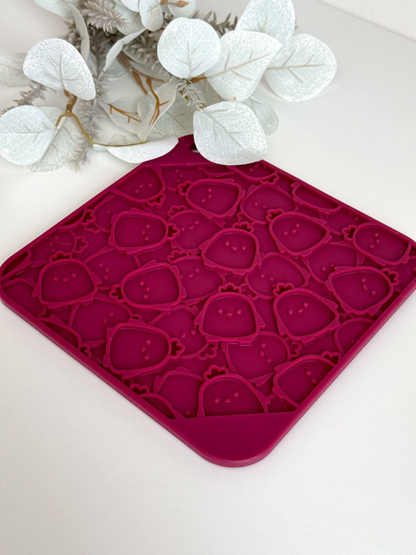 🐶🐱 Tapis de léchage pour chiens et chats "Chicken Party"