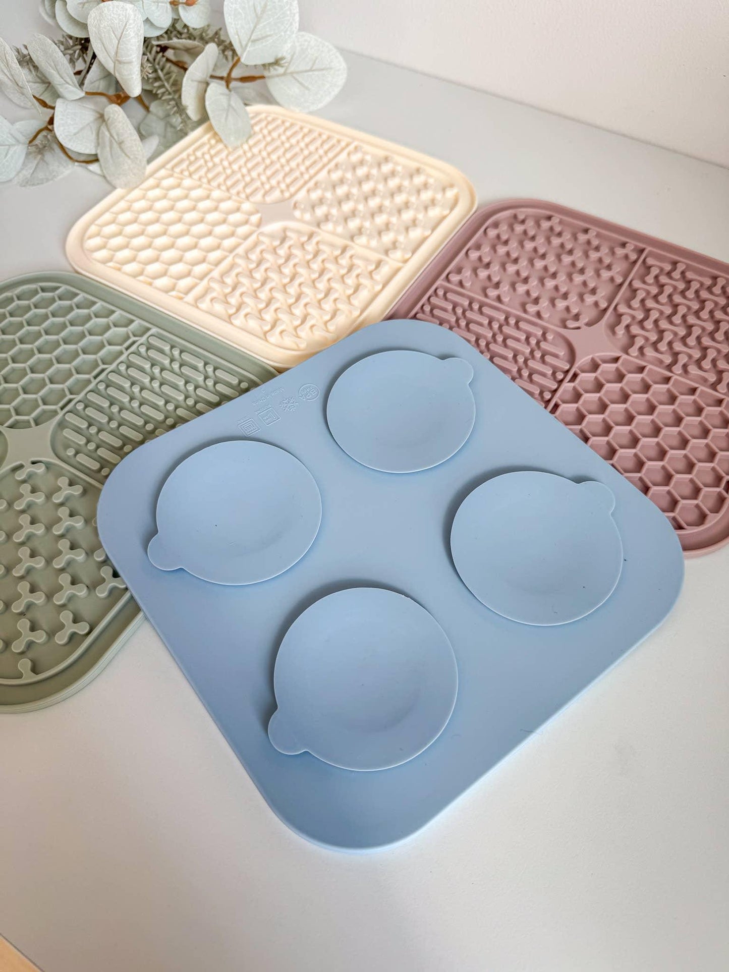 🐶🐱 Tapis de léchage à ventouses - Les p'tits potes