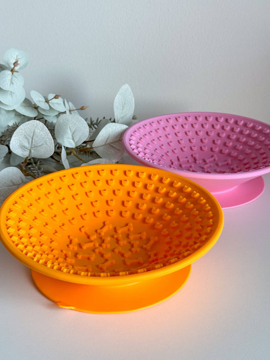 🐶 Bol de léchage pour chien à ventouse (Slow feeder) - Les p'tits potes