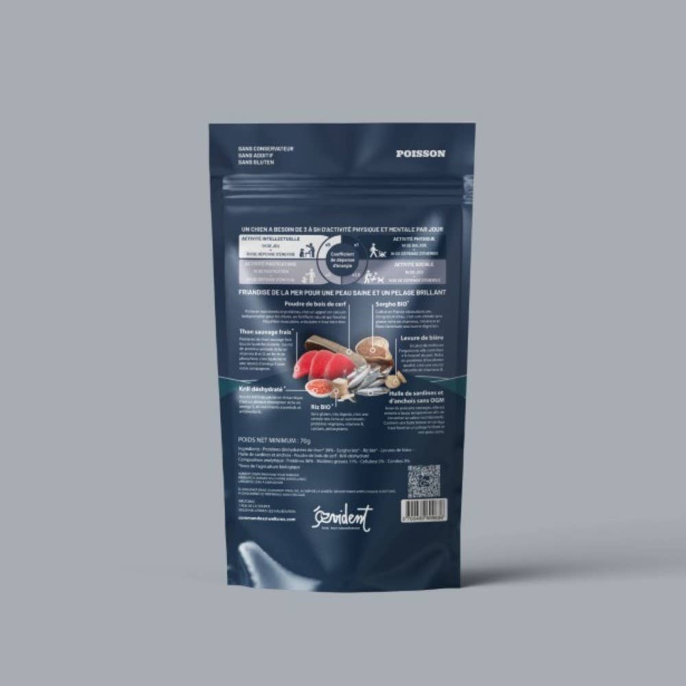 🐶🐱 Friandises feuilletées de poisson