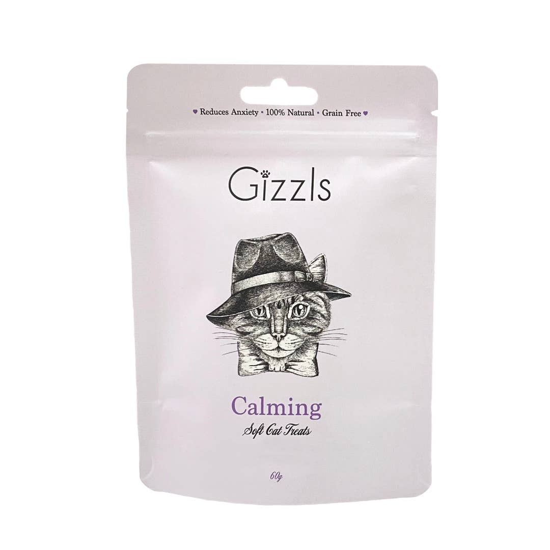 🐱 Friandises Gizzls pour chats - Apaisantes & Naturelles (60g)
