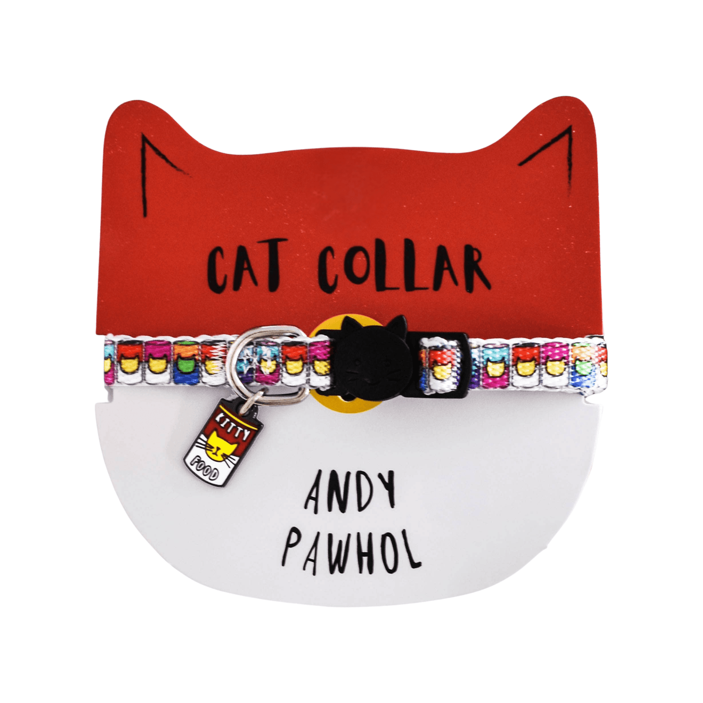 🐱 Collier Andy Pawhol Artiste - Les p'tits potes