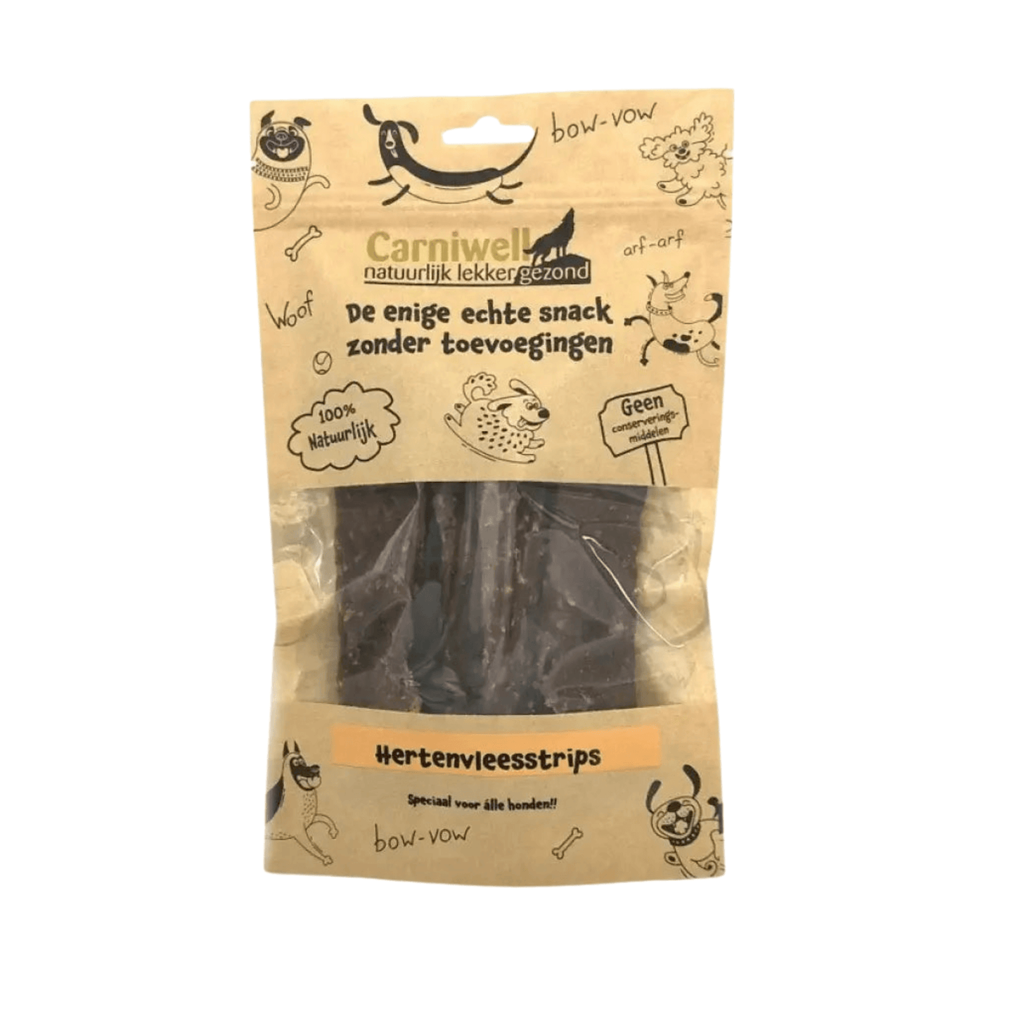 🐶 Lanières de viande séchées (cerf) - Les p'tits potes