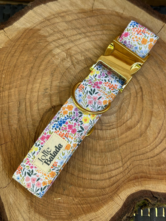 🐶 Collier en tissu pour chiens – Jolie Balade