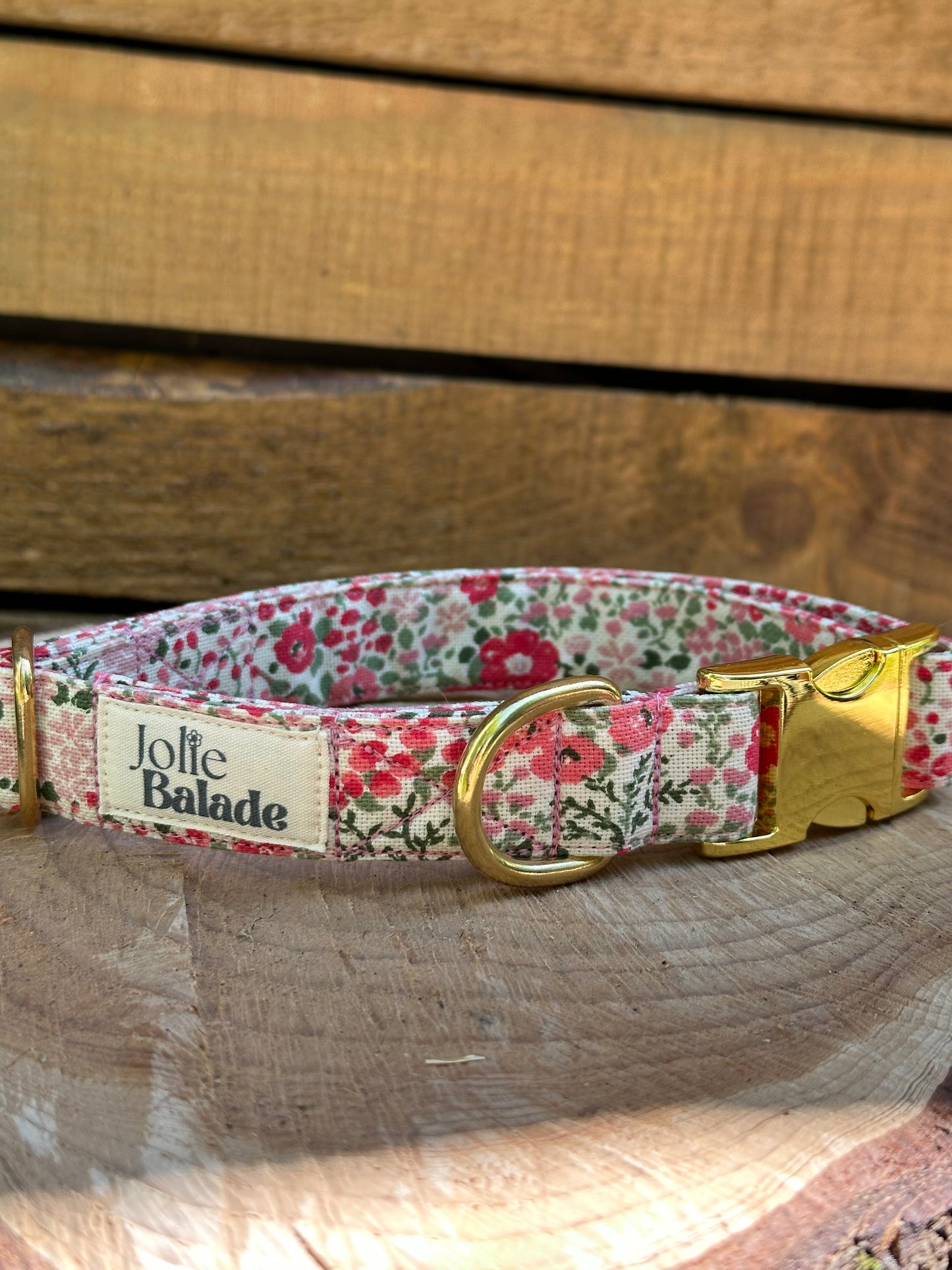 🐶 Collier en tissu pour chiens – Jolie Balade