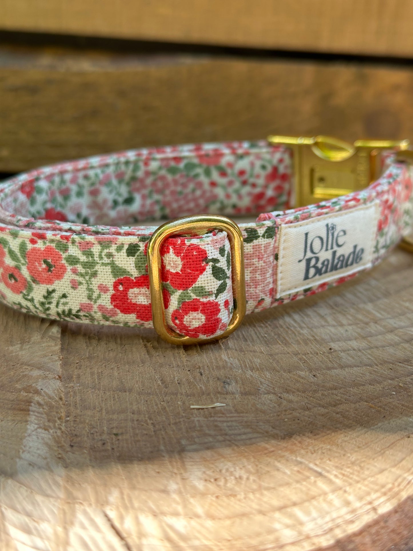🐶 Collier en tissu pour chiens – Jolie Balade