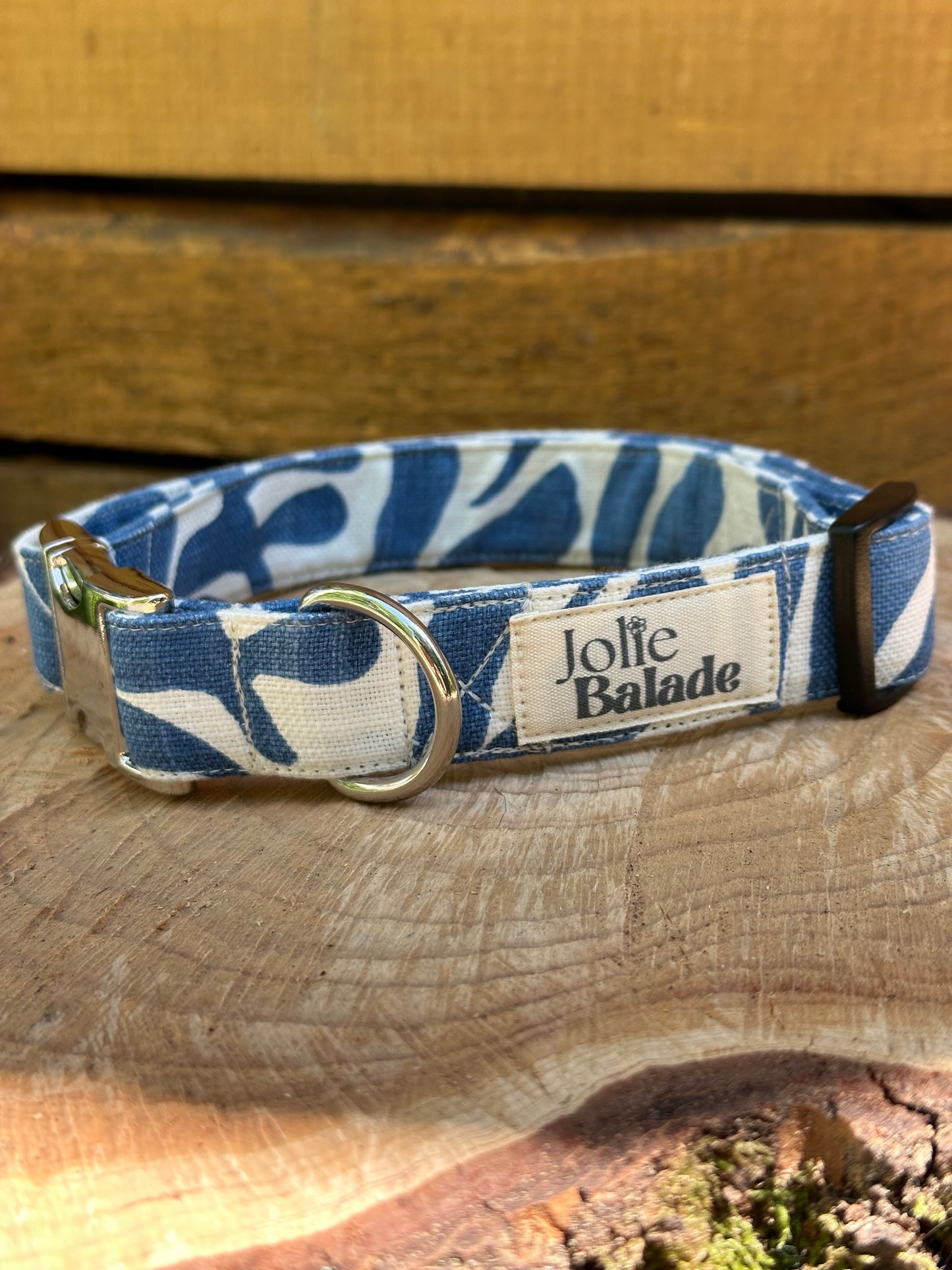 🐶 Collier en tissu pour chiens – Jolie Balade