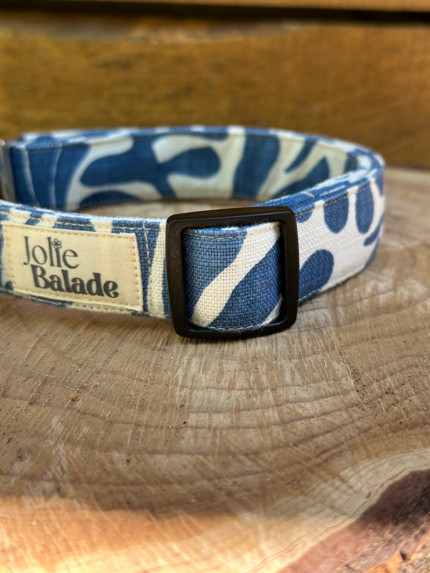 🐶 Collier en tissu pour chiens – Jolie Balade
