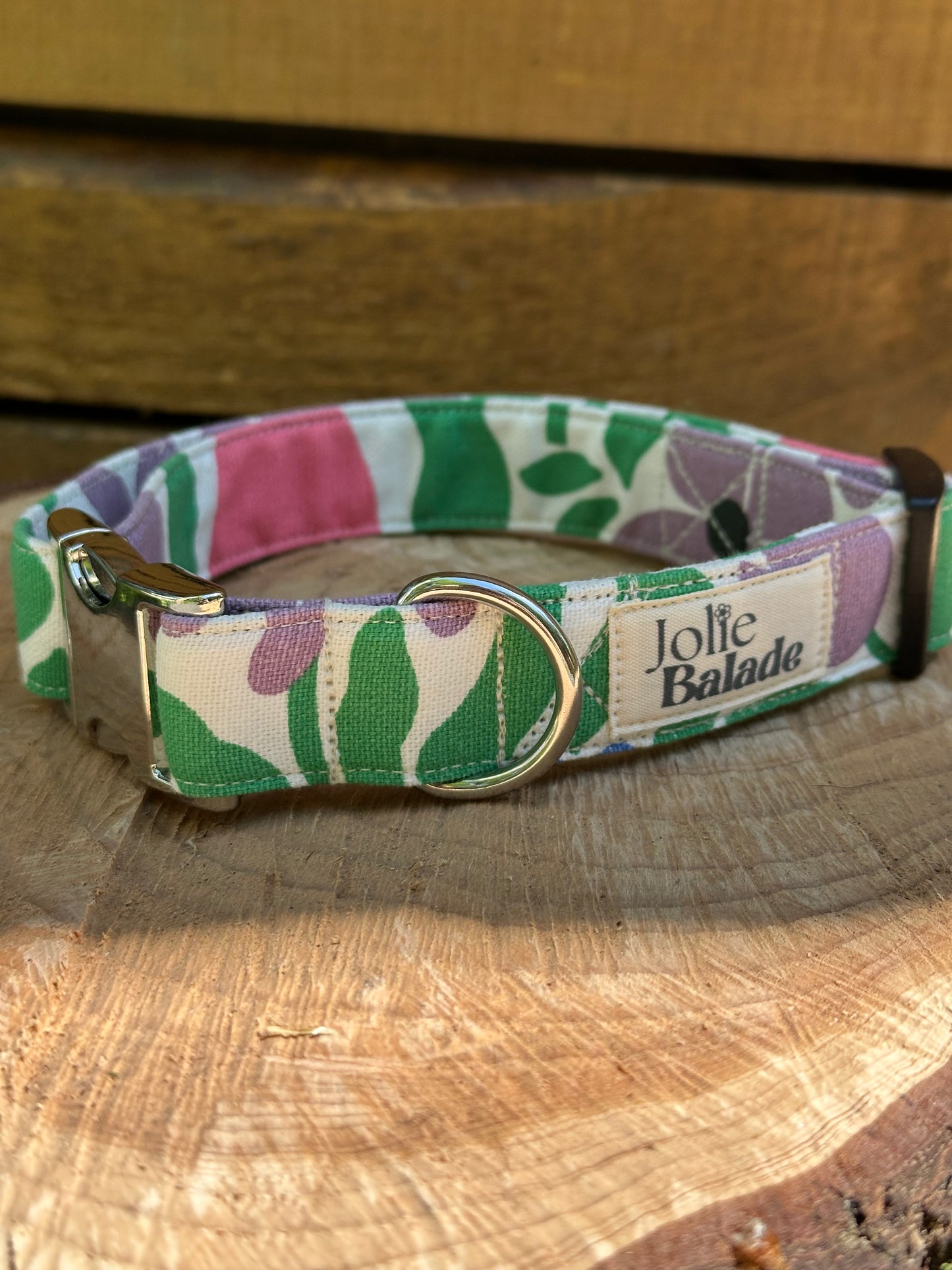🐶 Collier en tissu pour chiens – Jolie Balade