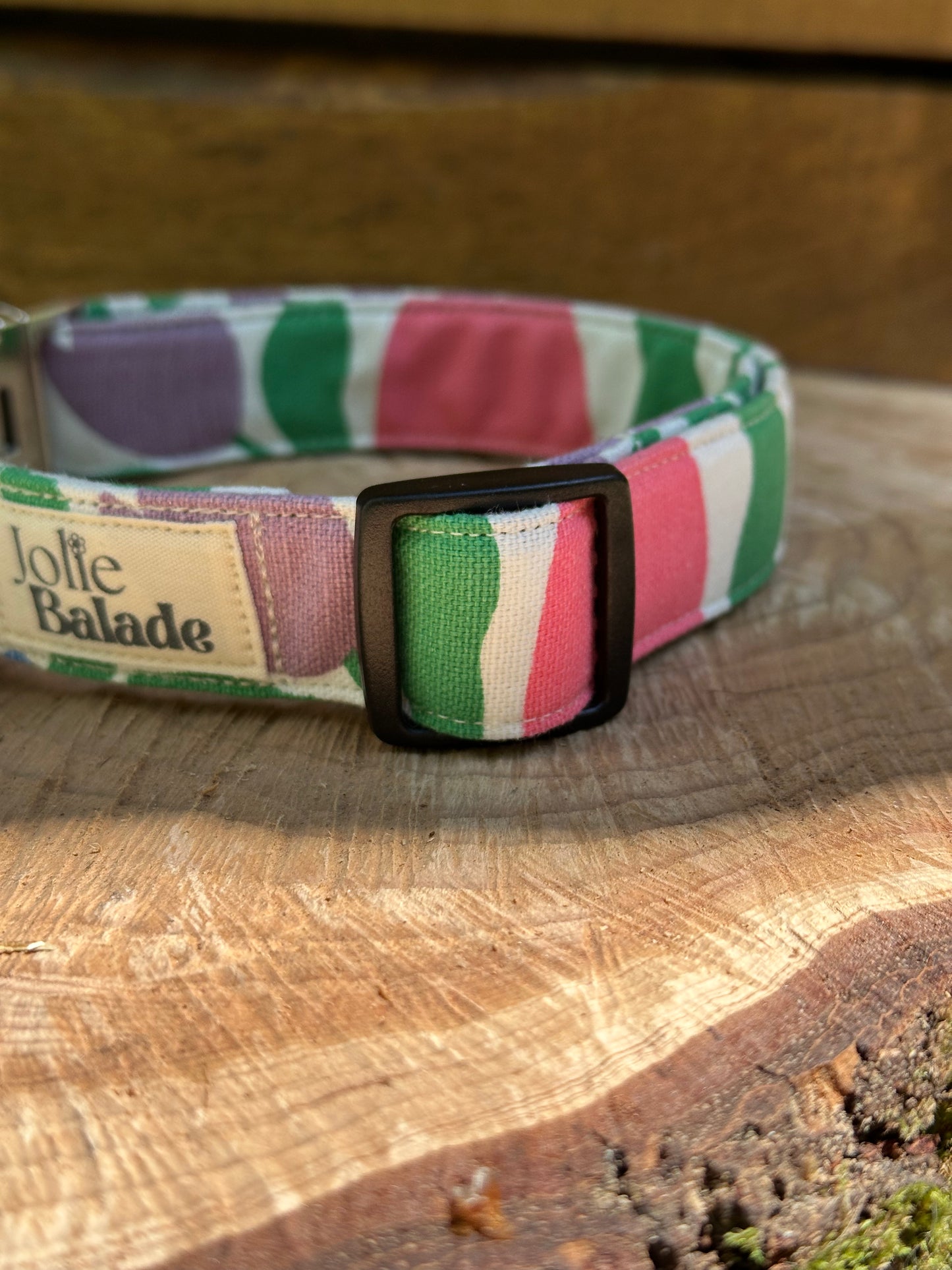 🐶 Collier en tissu pour chiens – Jolie Balade