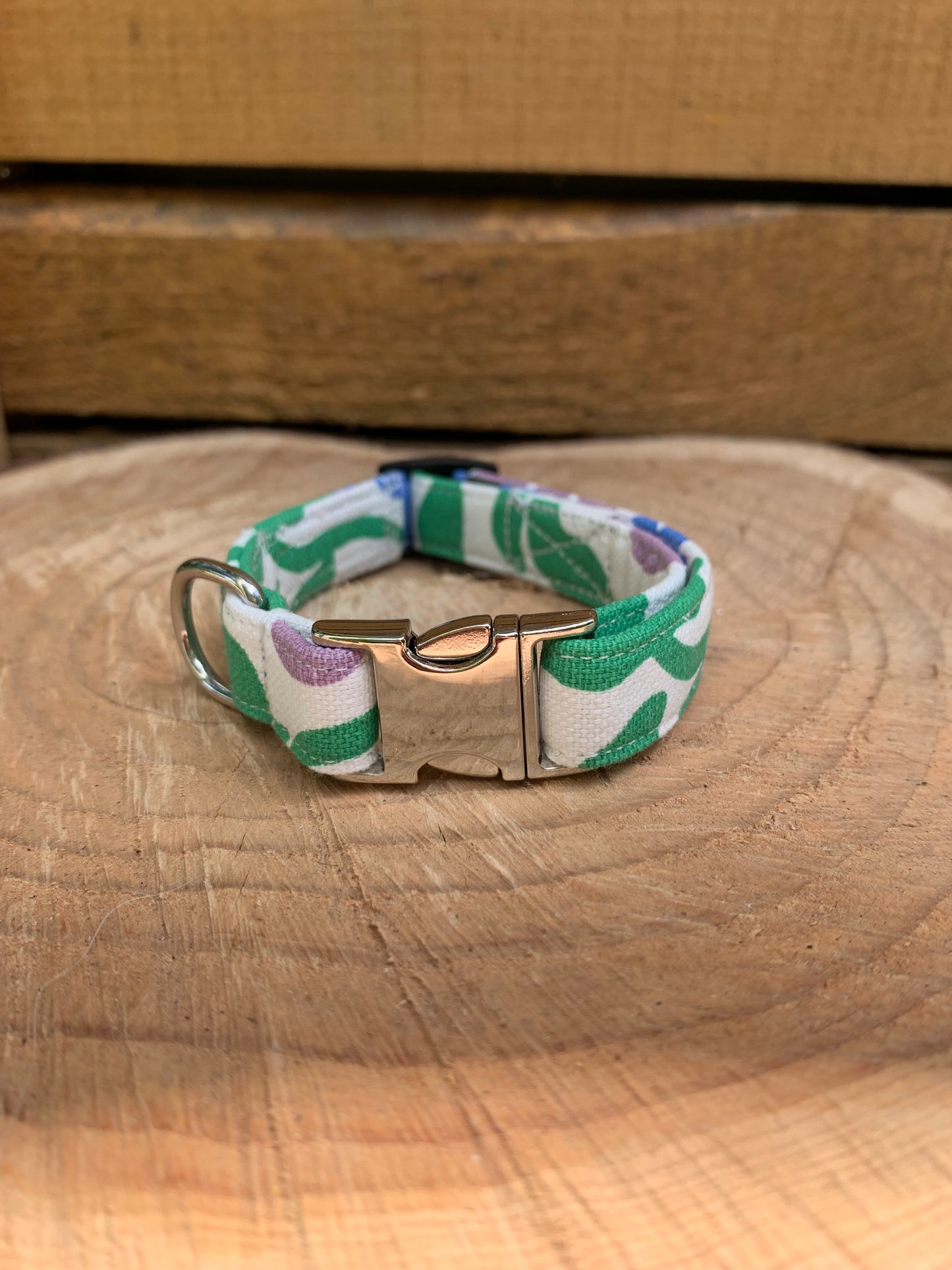 🐶 Collier en tissu pour chiens – Jolie Balade
