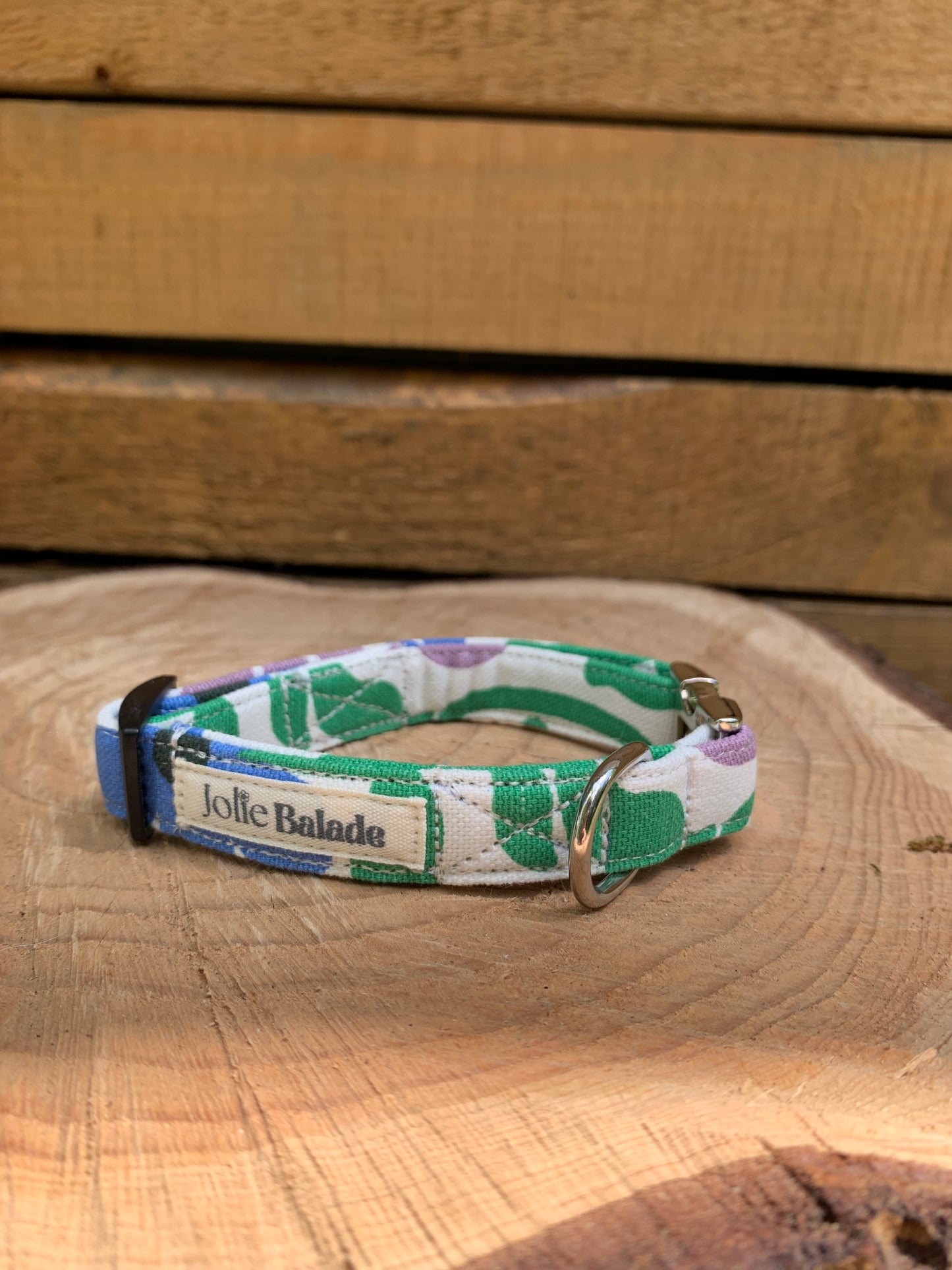🐶 Collier en tissu pour chiens – Jolie Balade