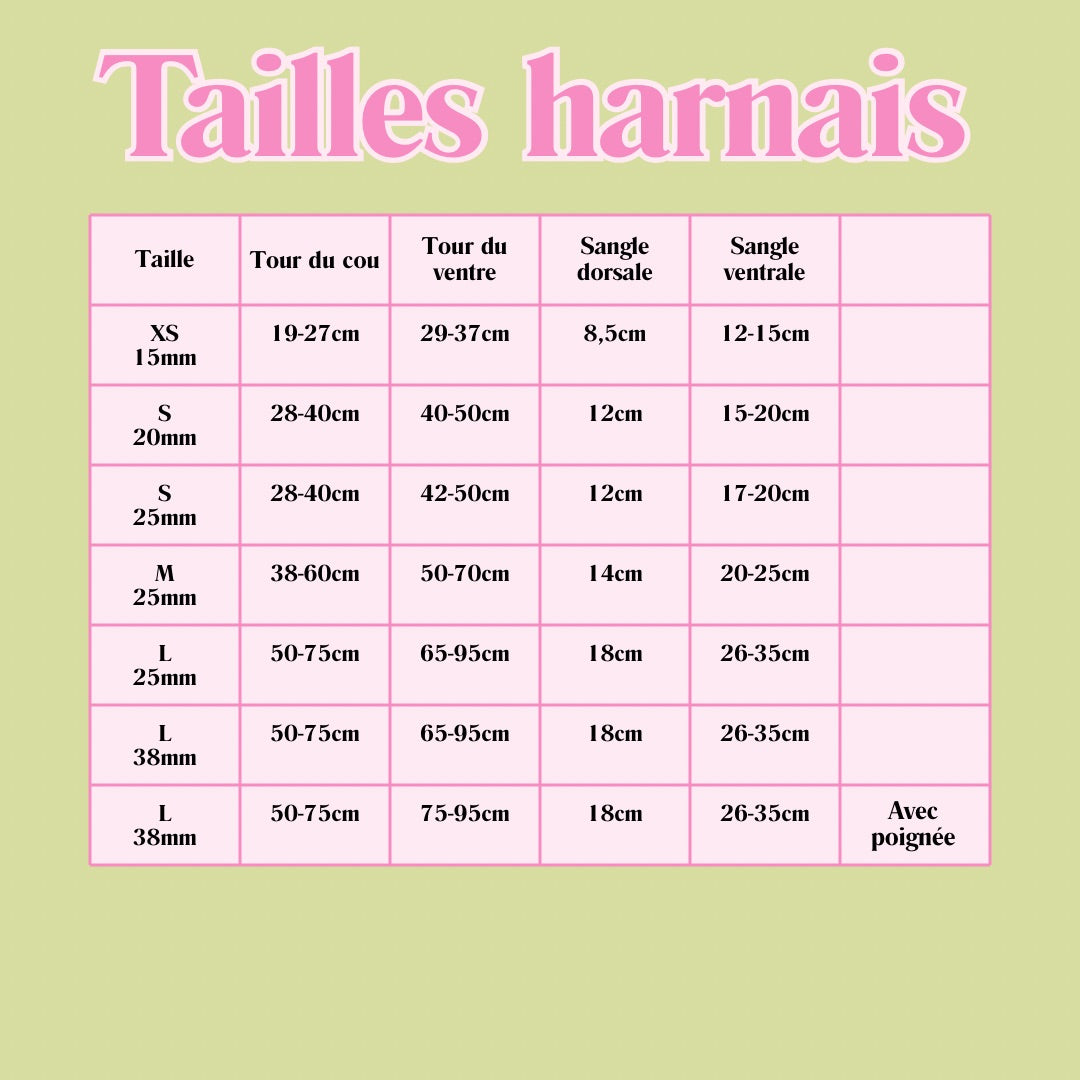 Harnais "CANNELLE" pour chien