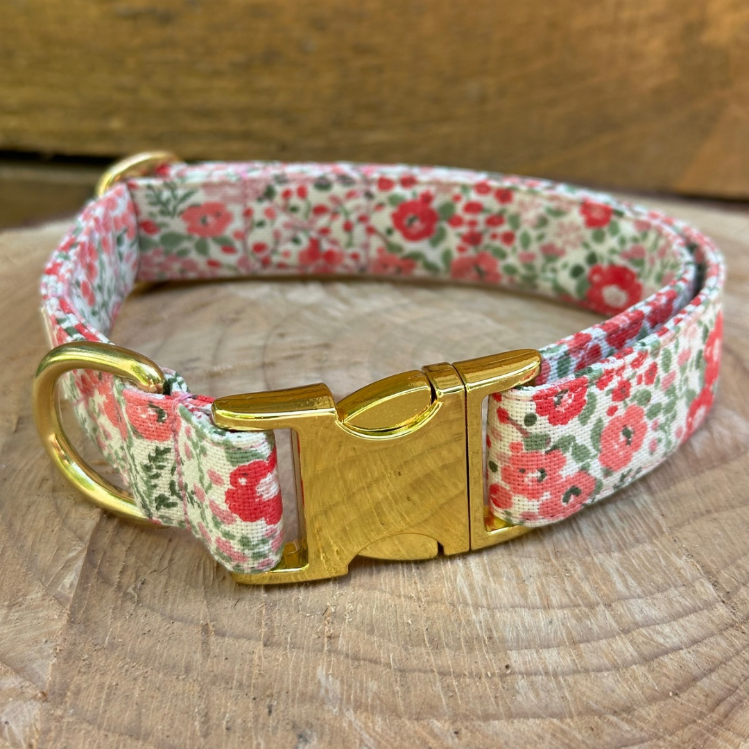 🐶 Collier en tissu pour chiens – Jolie Balade