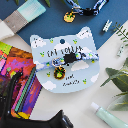 🐱 Collier René Mogritte Artiste - Les p'tits potes