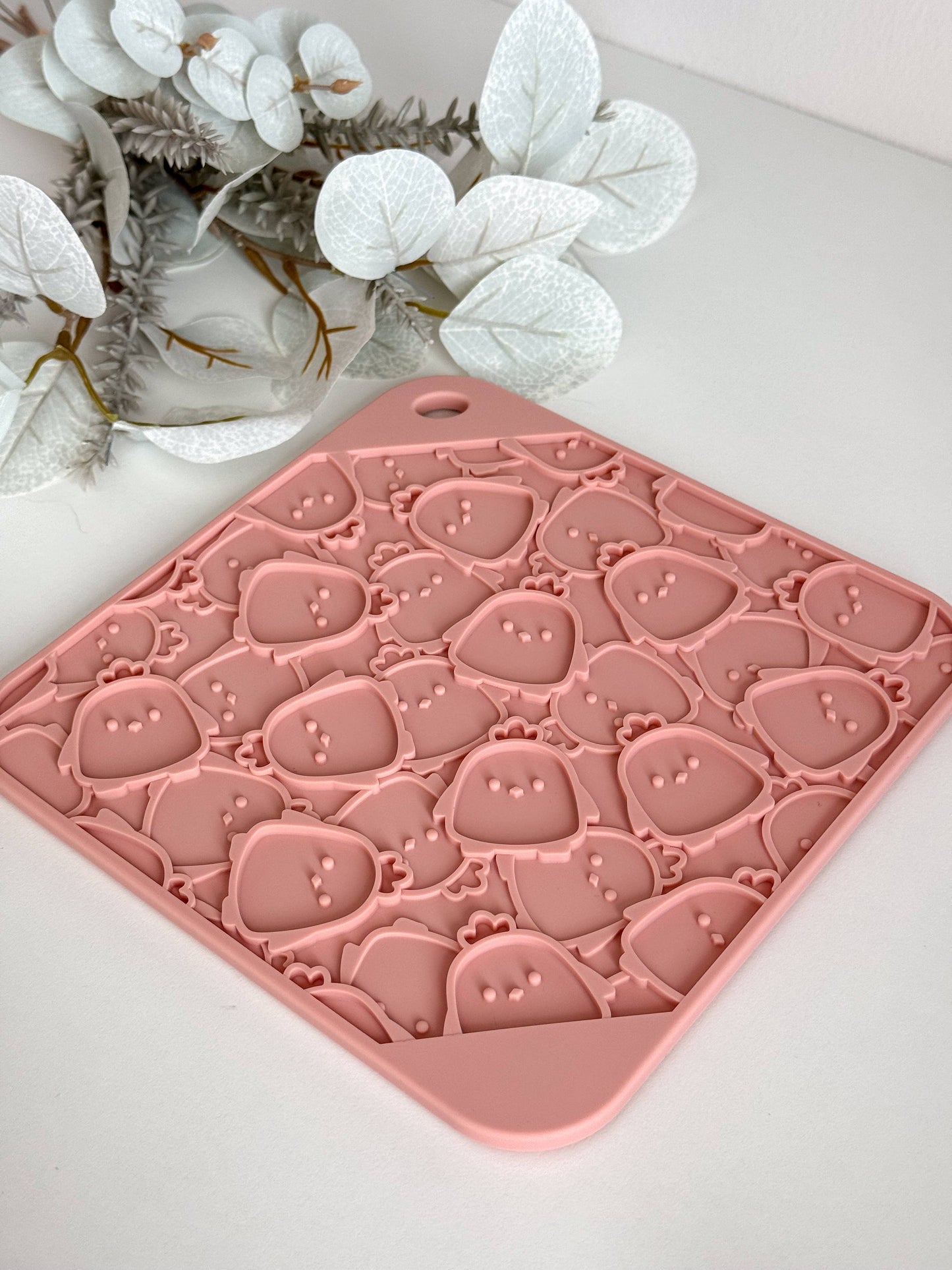 🐶🐱 Tapis de léchage pour chiens et chats "Chicken Party"