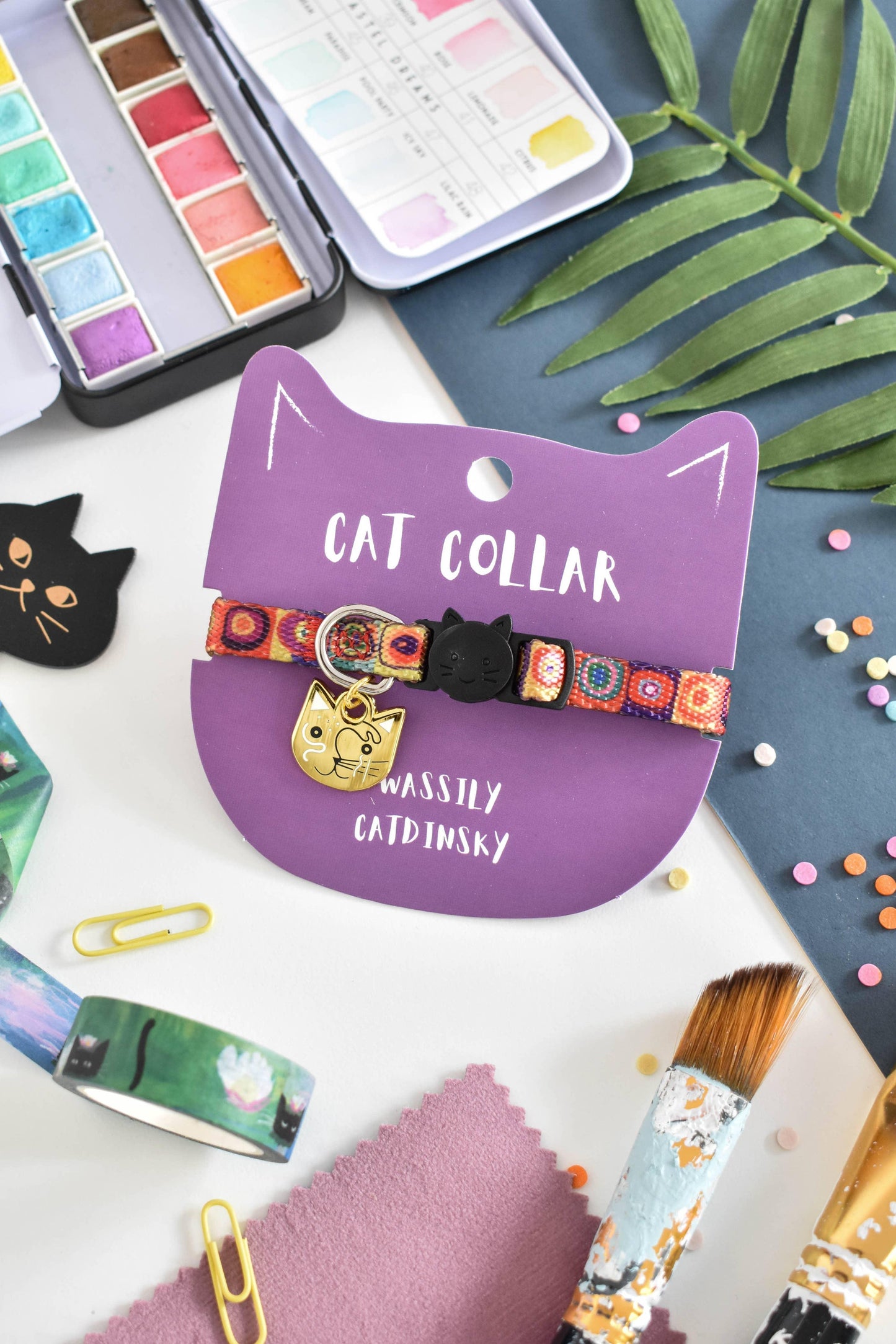 🐱 Collier Wassily Catdinsky Artiste - Les p'tits potes