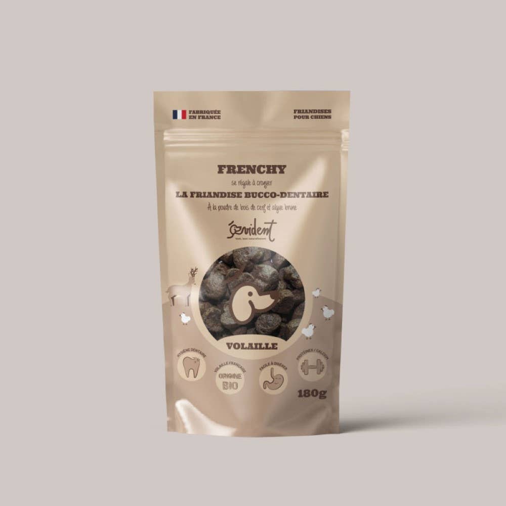 🐶 Friandises bucco-dentaires (bois de cerf & algue)