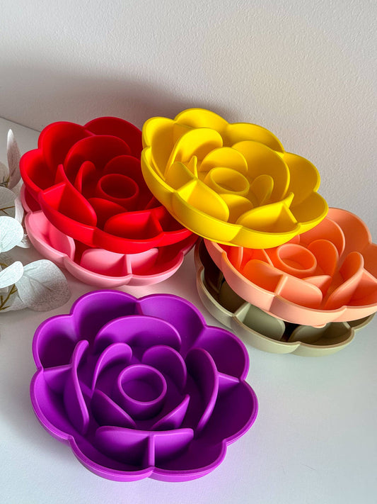 🐶 Gamelle anti-glouton fleur
