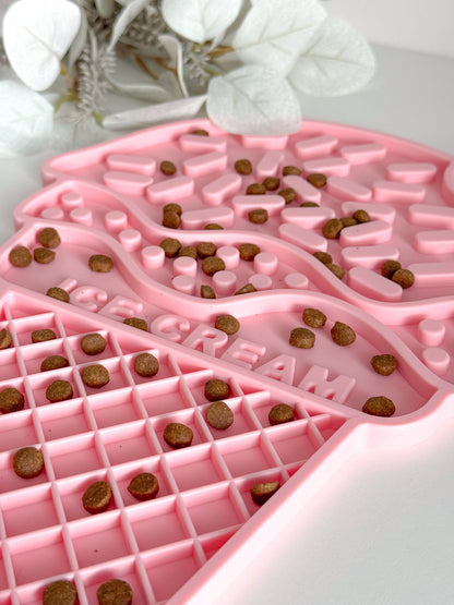 🐶🐱 Tapis de léchage ICE CREAM pour chien et chat