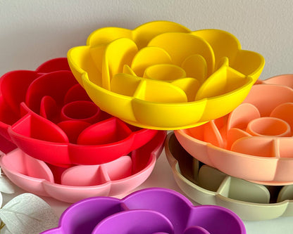 🐶 Gamelle anti-glouton fleur
