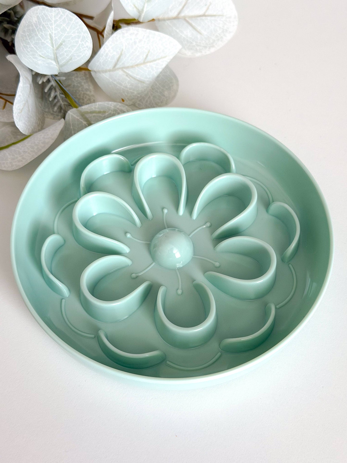 🐱 Gamelle anti-glouton - Floral