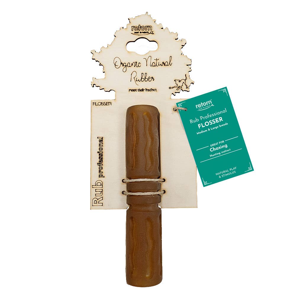 🐶 Jouet FLOSSER en résine organique naturelle pour chien