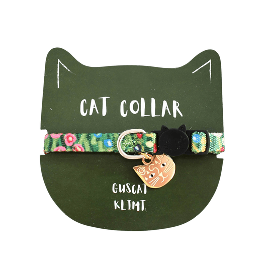 🐱 Collier Guscat Klimt Artiste - Les p'tits potes