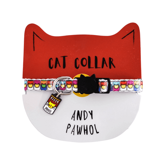 🐱 Collier Andy Pawhol Artiste - Les p'tits potes