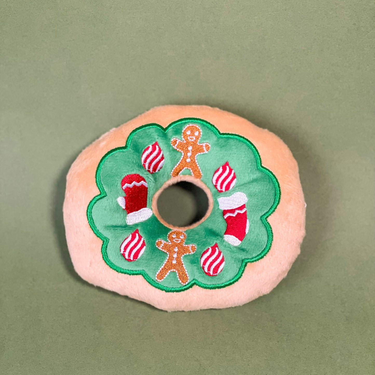 🐶 Peluches "Donuts de Noël"