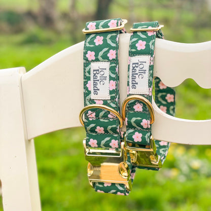 🐶 Collier "VINTAGE FLOWERS"