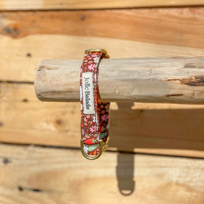 🐶 Collier "FRAISES DES BOIS"