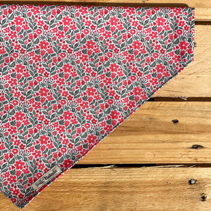 Bandana a glisser - RED FLOWERS