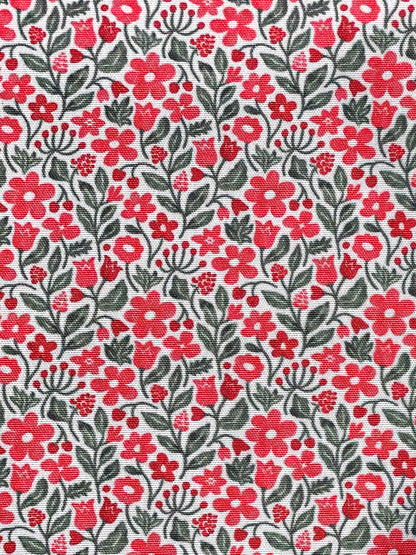 🐶 Collier Martingale RED FLOWERS