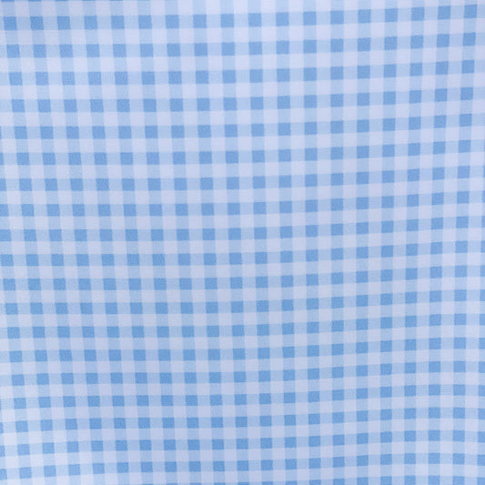 Bandana a glisser - VICHY BLEU PASTEL