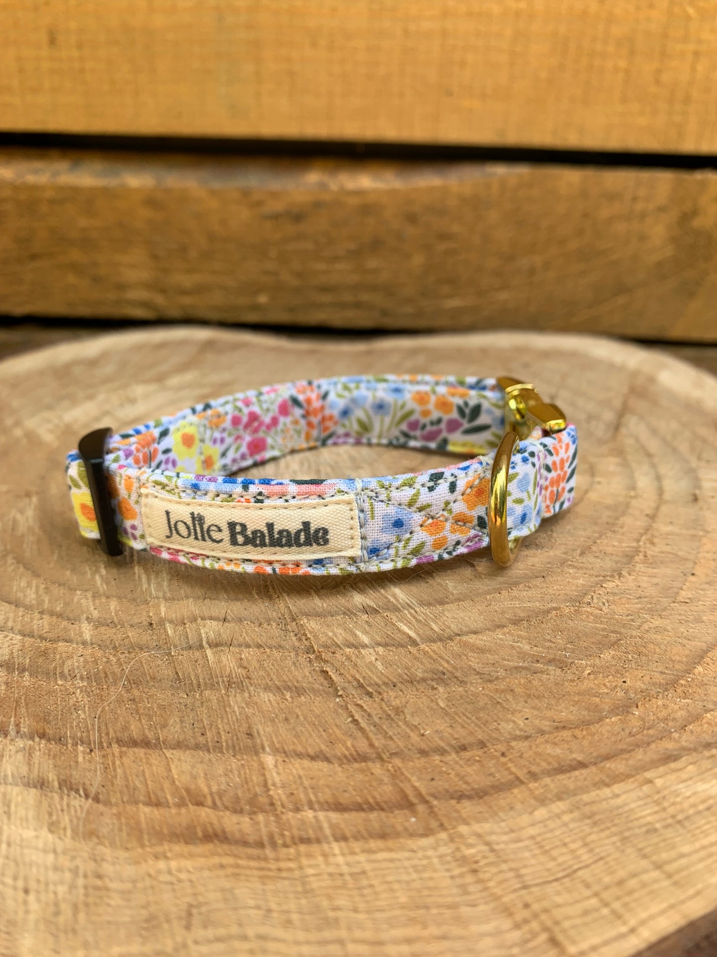 🐶 Collier en tissu pour chiens – Jolie Balade