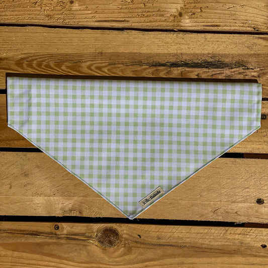 Bandana a glisser - VICHY VERT PASTEL