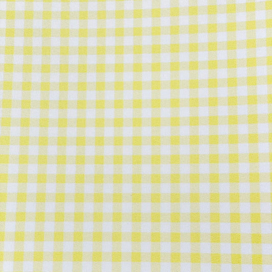 🐶 Laisse "VICHY JAUNE PASTEL"