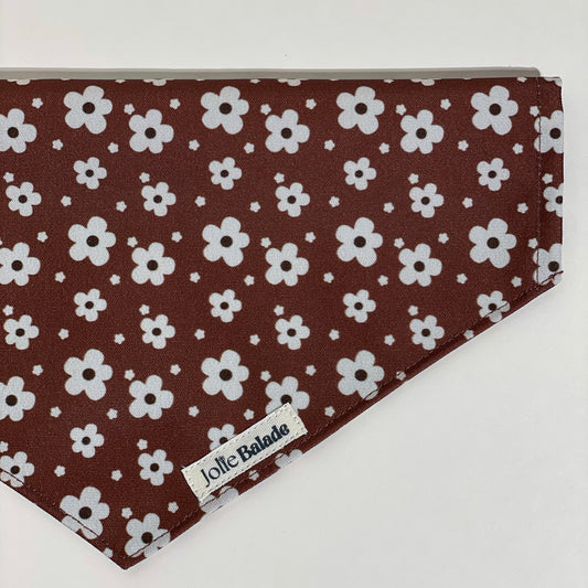 Bandana à glisser sur le collier "BROWNIE"