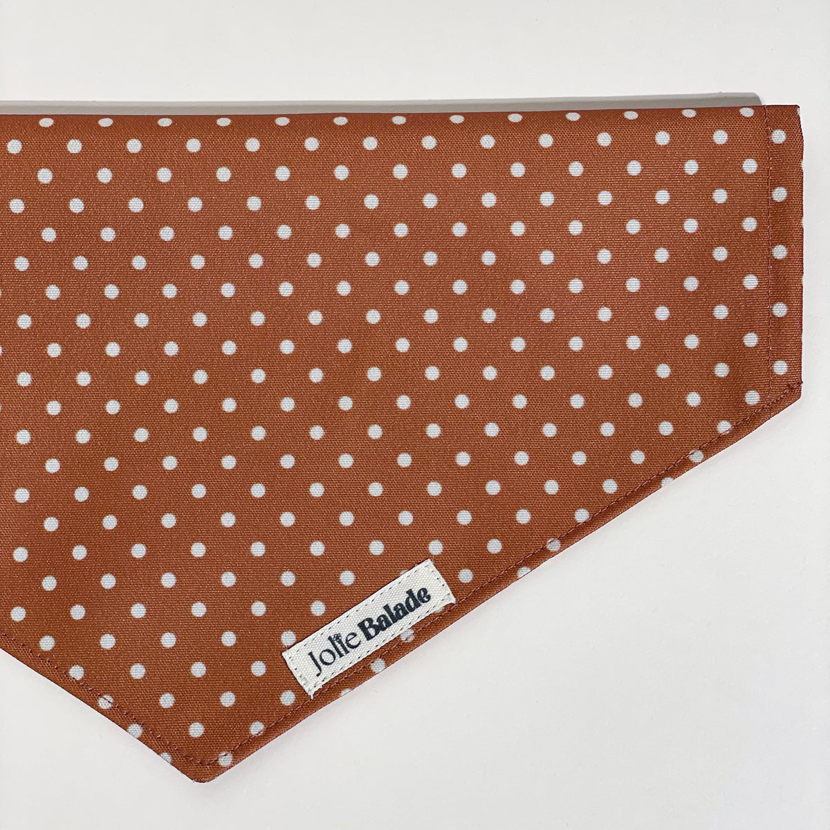 Bandana à glisser sur le collier "CANNELLE"