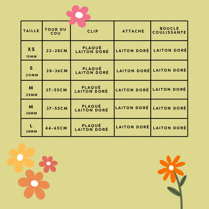 🐶 Collier "AQUARELLA"