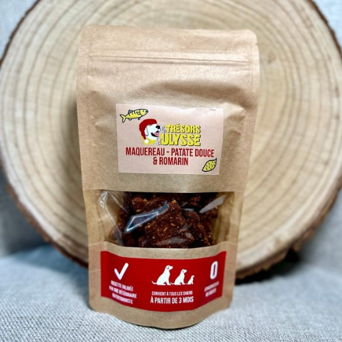 🐶 Friandises de Noël 🎄  - Maquereau, Patate douce & Romarin