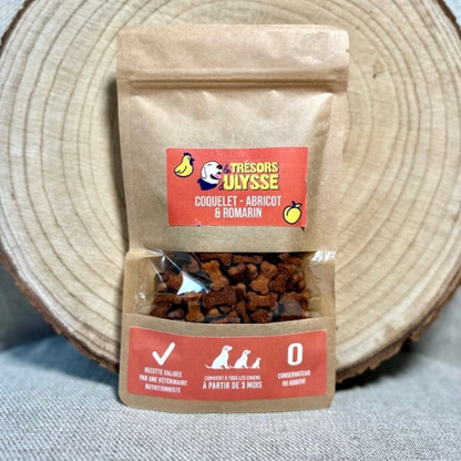 🐶 Friandises artisanales - Coquelet, Abricot & Romarin