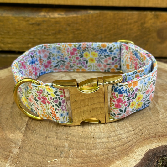 🐶 Collier en tissu pour chiens – Jolie Balade