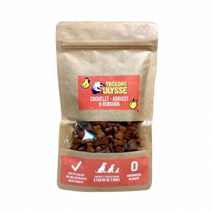 🐶 Friandises artisanales - Coquelet, Abricot & Romarin