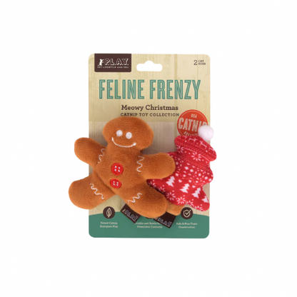 🐱 Peluches de Noël - Duo pain d'épices