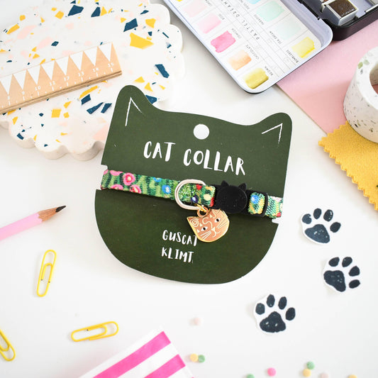 🐱 Collier Guscat Klimt Artiste - Les p'tits potes
