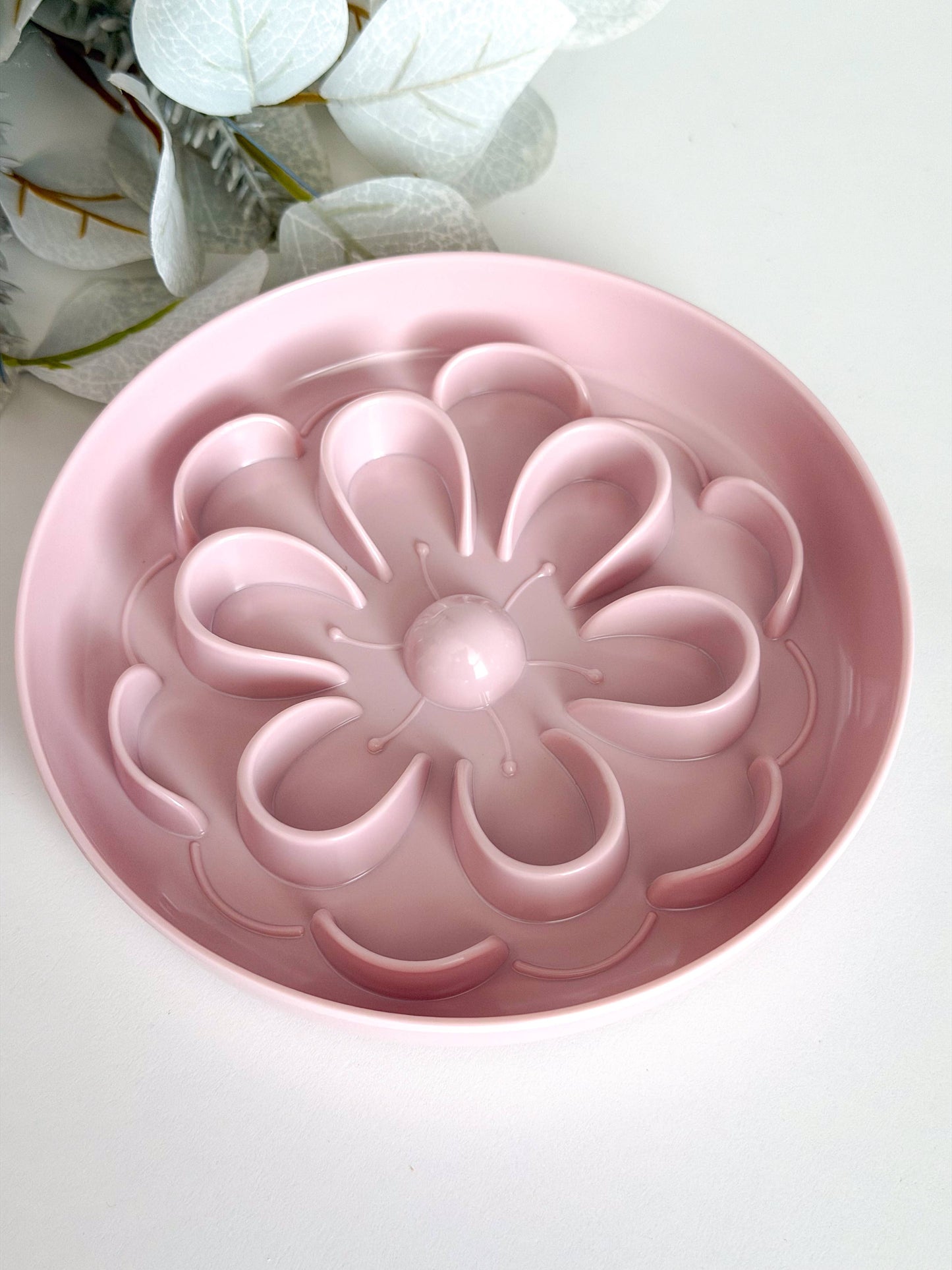 🐱 Gamelle anti-glouton - Floral