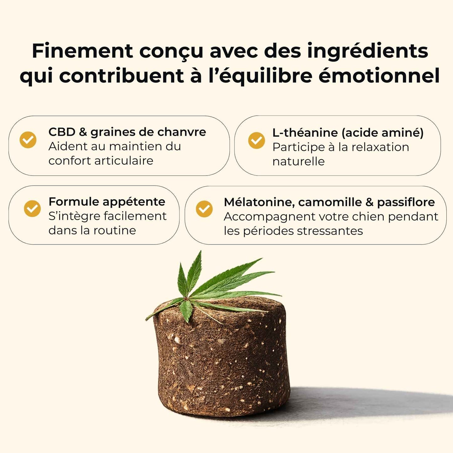 🐶 Friandises anti-stress au CBD